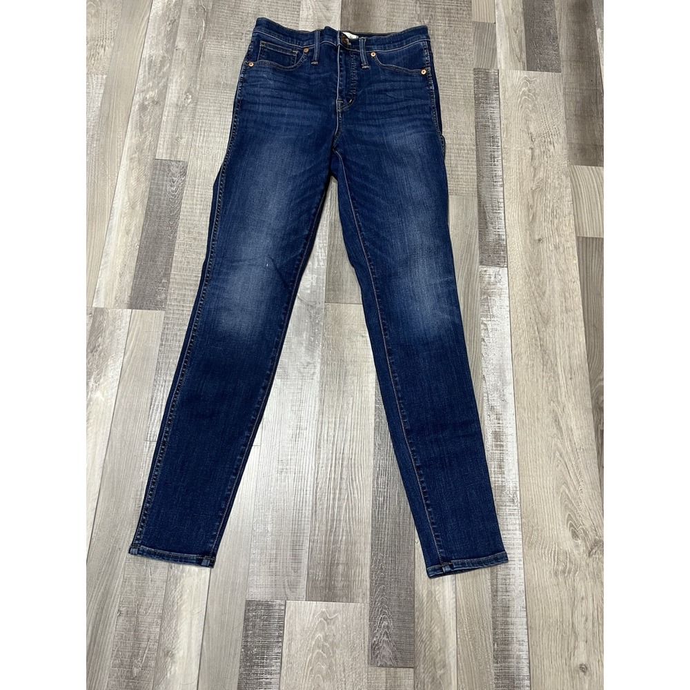 Madewell‎ Tall 10" High-Rise Skinny Jeans Size 28T Dark Wash Jeans
